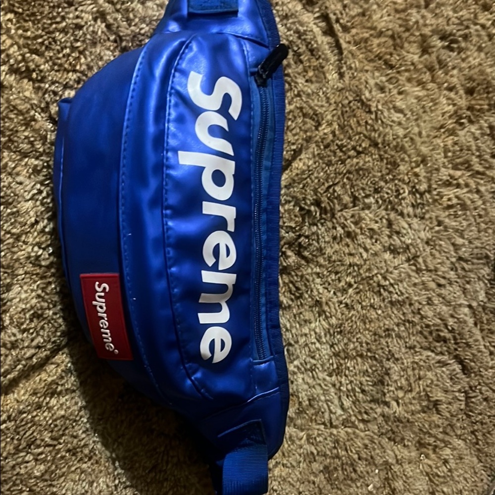 Supreme Classic Blue Belt Bag